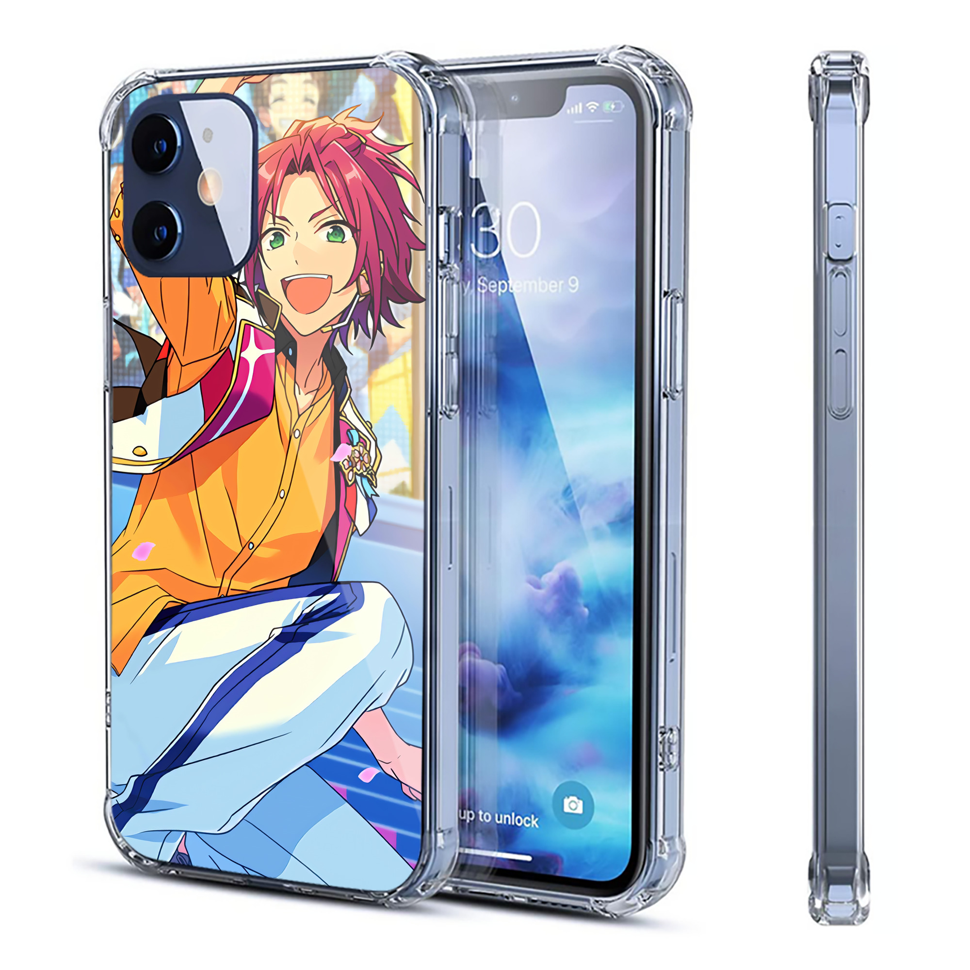 （画像用） あんさんぶるスターズ! Ensemble Stars 【iPhone 12シリーズ対応】透明スマホケース（クリアソフトケース）